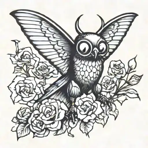 Mothman Late For Date