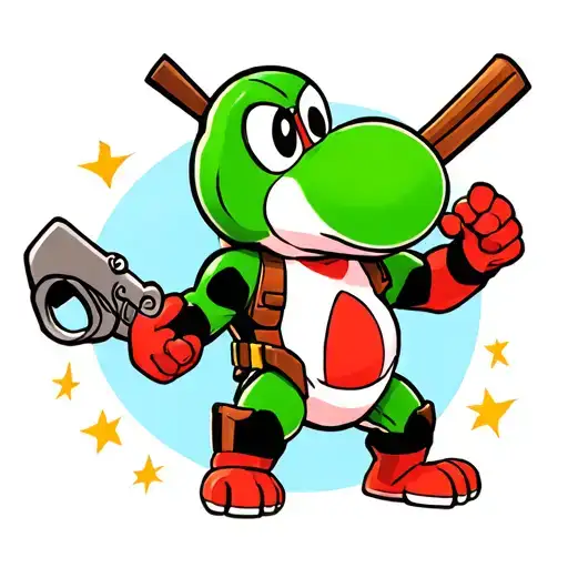 Yoshi Deadpool Full Color