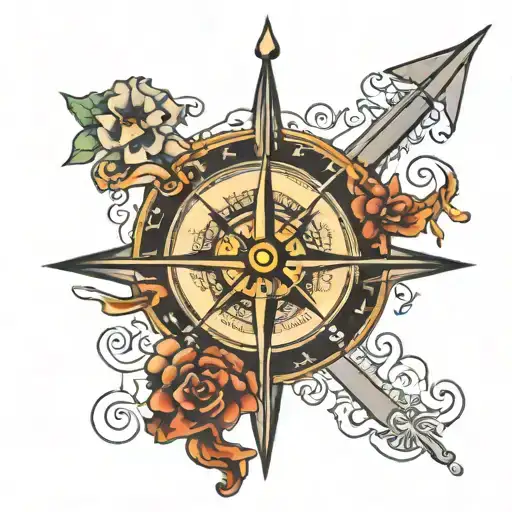 Saguitarious And Compass