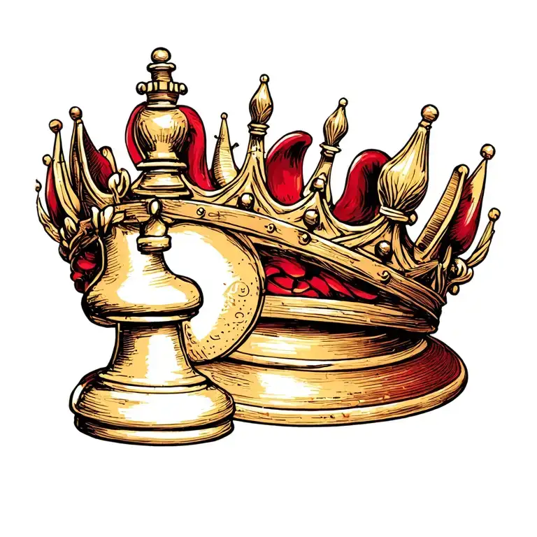 Couronne Queen Chess Piece