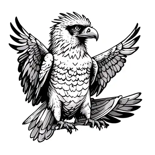 Harpy Eagle Striking