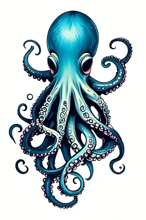 Octopus Wrapping Its Tentacles