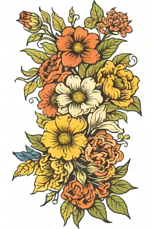 Birth Flower Bouquet