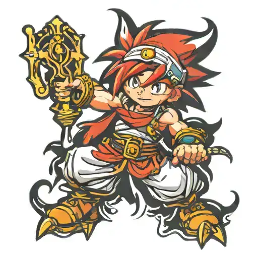 Crono From Chrono Trigger Fighting