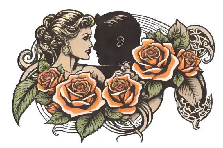 A Fitness Themed Tattoo For A Mother And Son Matching