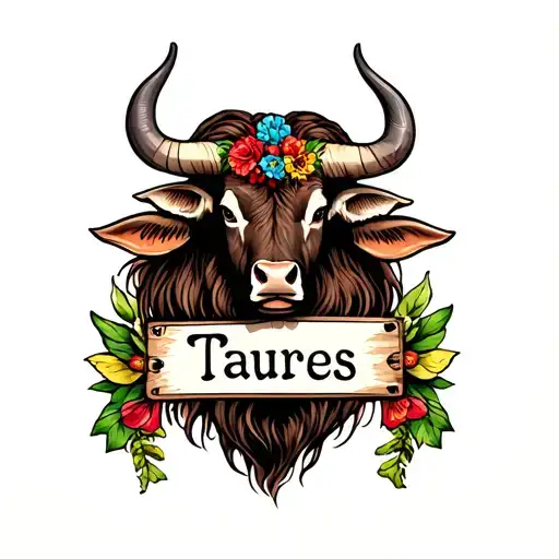 Taurus With A Sign