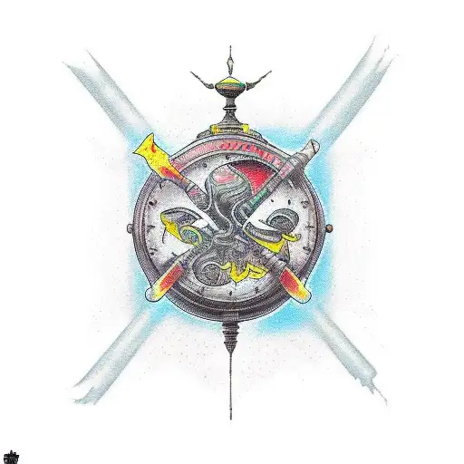 Tilted Hourglass With Words For Sand