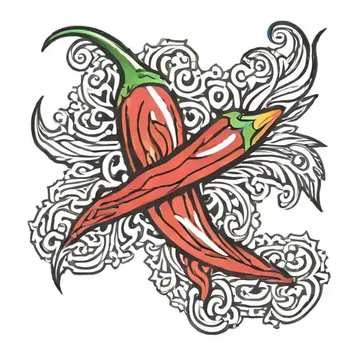 Red Hot Chili Peppers Logomade From Chilis