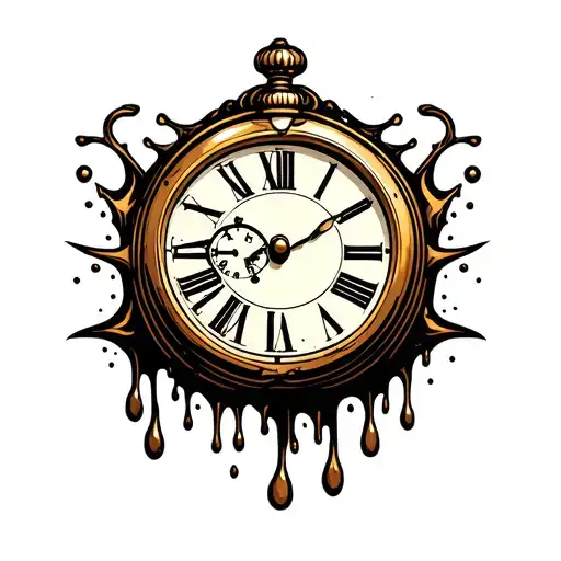 Melting Clock Melting