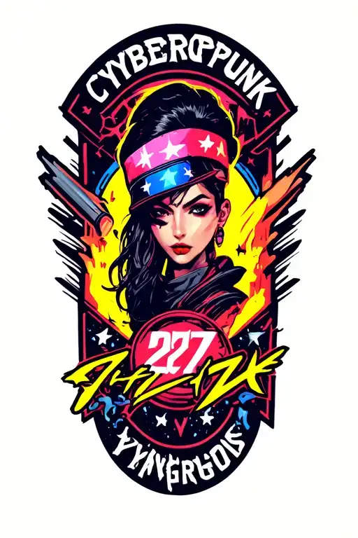 Cyberpunk 2077 Logo Integrated