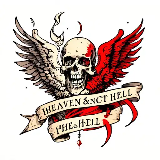 Heaven And Hell Chest Piece