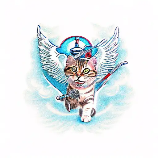 Tabby Cat Angel
