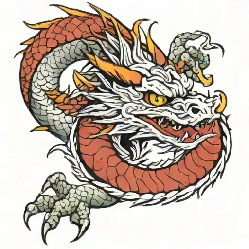 Haku Dragon From The Anime