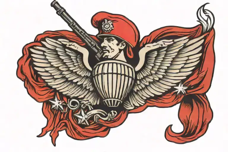 British Paratrooper Red Hat