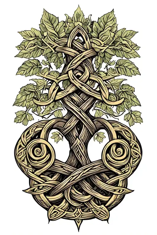 Celtic Father Knot Family Tree