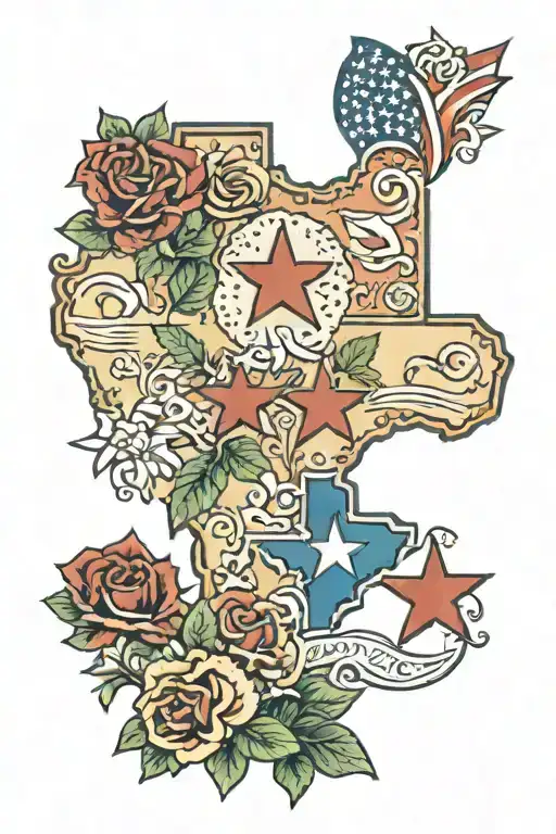 Texas State Outline
