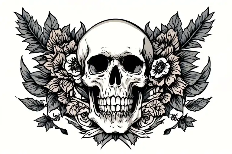 Gothic Tattoo Featuring