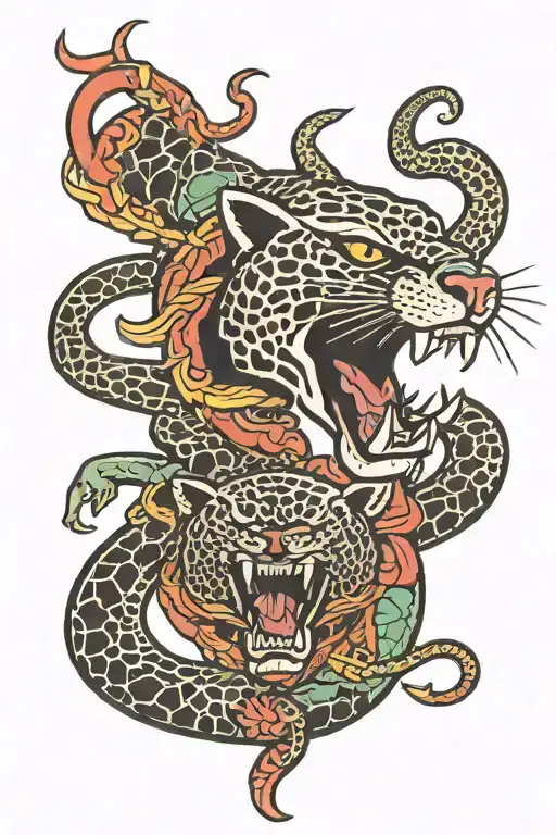 Panther And Cobra Wrapped