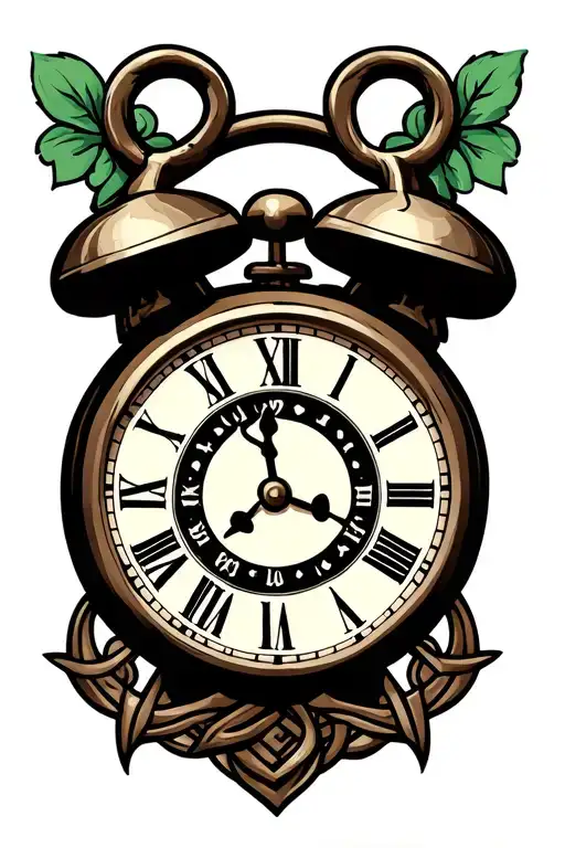 Celtic Family Time Clock Anchor