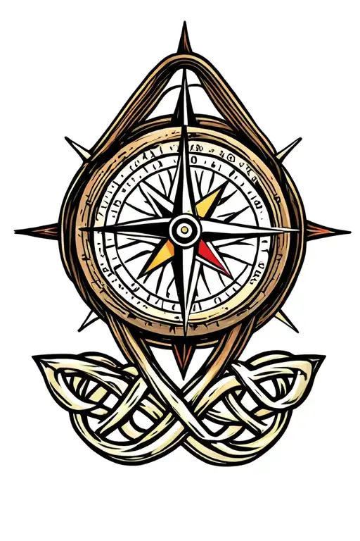 Celtic Knot Compass Time