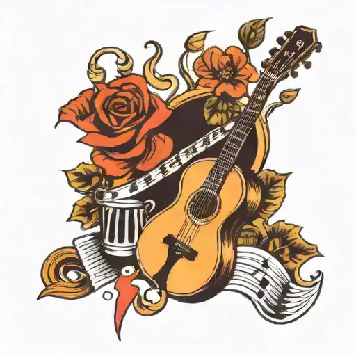 Music Related And Gives Off A Fall Vibe But Also Has Something To Do With Water Or Beaches