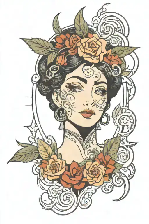 Portal Lady Face