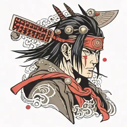 Itachi Uchiha's American Tattoo As A Japanese Samurai