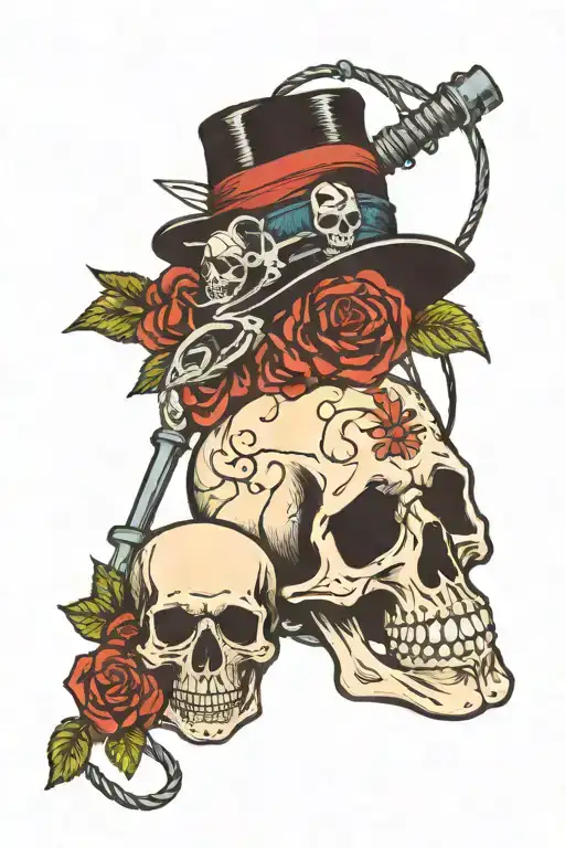 Skulls And Power Lines