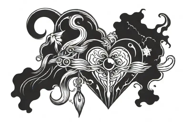 Quija Planet Designed To Look Like A Crying Heart