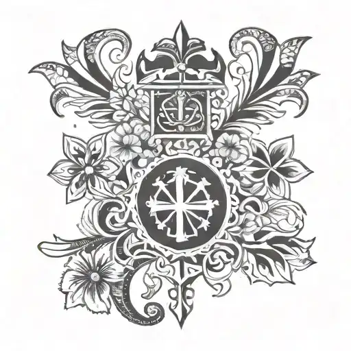 Serbia And Ukraine Combination Design
