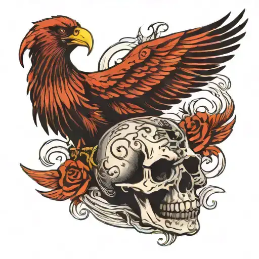 Very Scary Ripple Gun Skull Raven