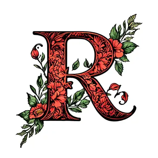 Initials R Subtly Incorporated Within