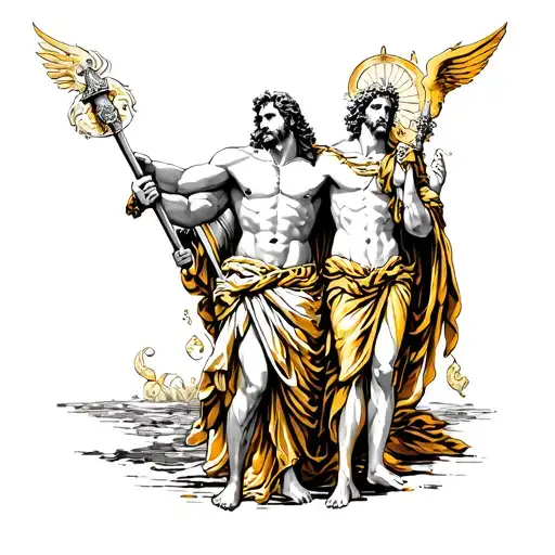 Zeus Hades And Poseidon God Hermes