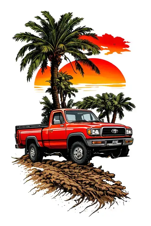 22Re Toyota Tacoma Driving