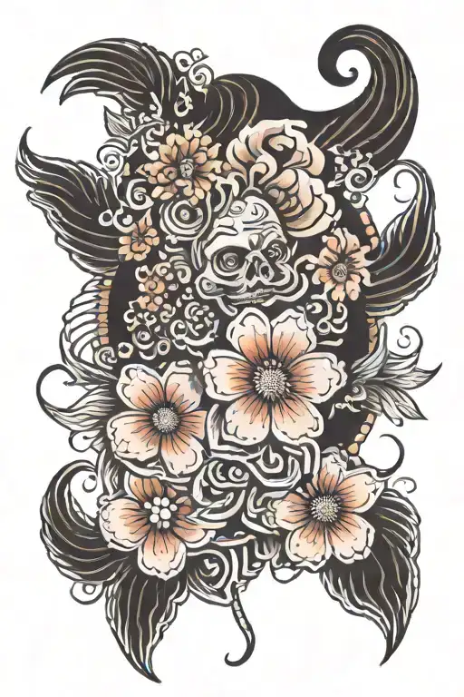 Yaqui Design Incorporating Japanese Style