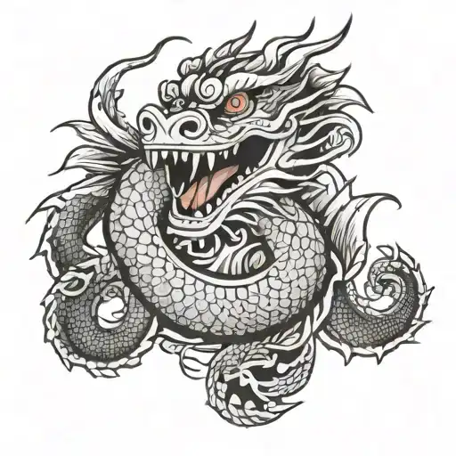 Traditonal Dragon Wrapped