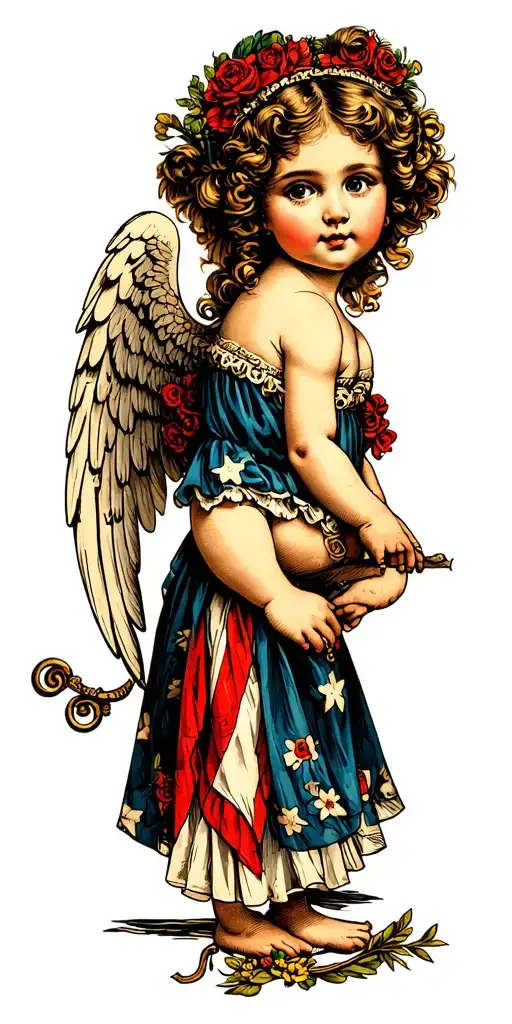 Angel Baby Sewing Stitches