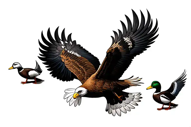 Soaring Eagles And Waddling Ducks