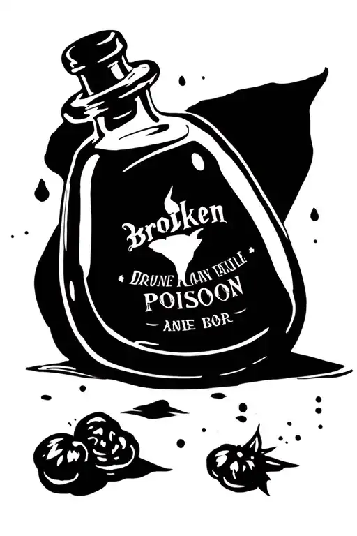 Broken Poison Bottle