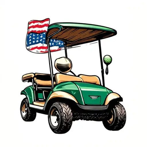 Funny Golf Cart