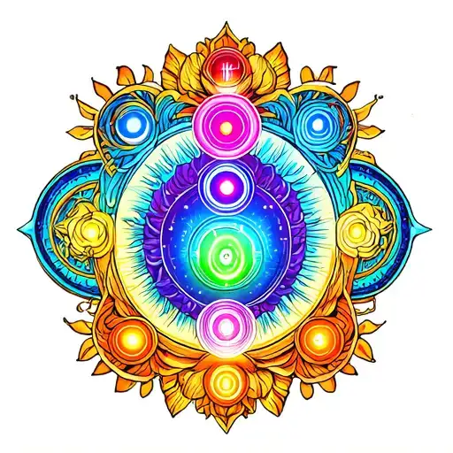 7 Chakras Intertwined With Elements