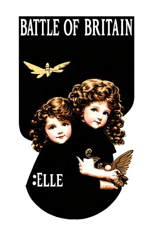 Battle Of Britain With Daughters Names Lilly And Ellie