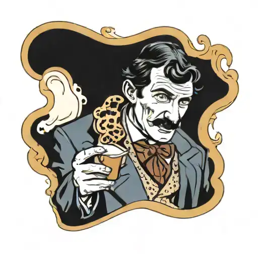 Sherlock Holmes With Milk And Cookies