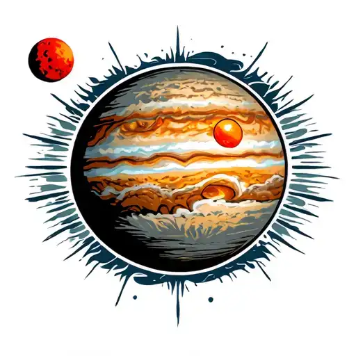 Jupiter With One Foot Instead Of A Red Spot