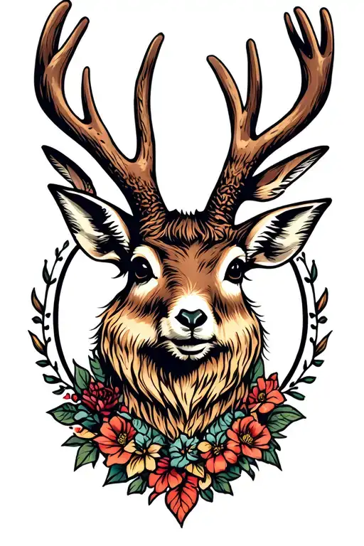 Jackalope Bust Surrounded