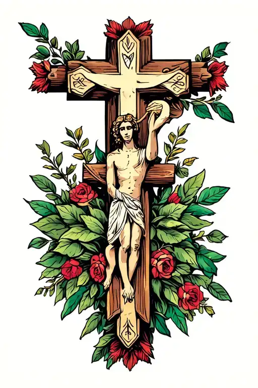 Psalm 91 Inside A Malta Cross