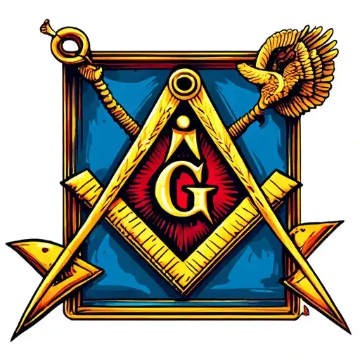 Masonic Square And Compass