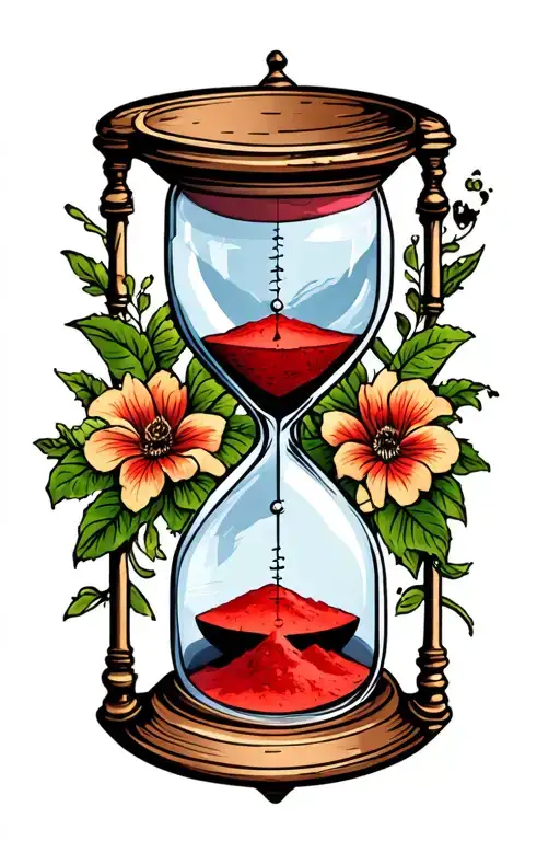 Hourglass Blood Red Sand