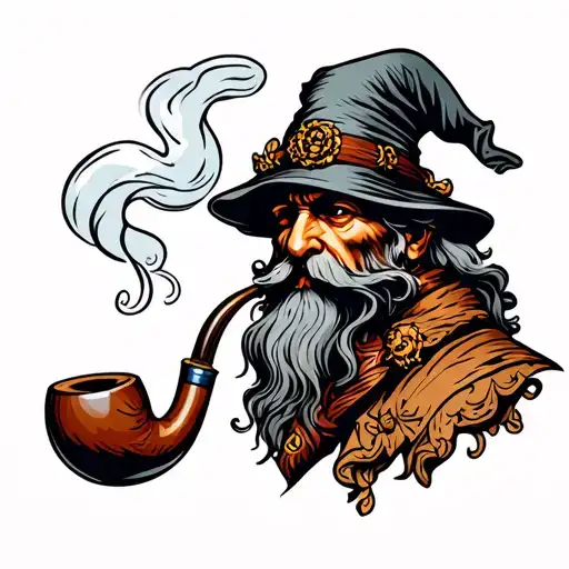 Wizard Smoking Pipe
