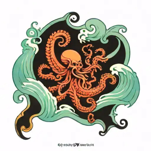 Waves And Kraken Emerging